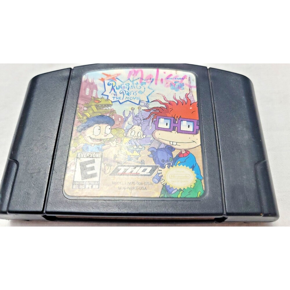 Rugrats in Paris: The Movie (Nintendo 64 N64, 2000) Authentic Tested